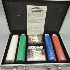 NEW Cardinal's TEXAS HOLD 'EM TOURNAMENT POKER SET